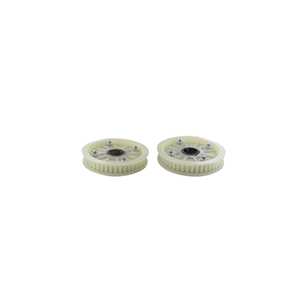 kit de 2 poulies crantées pour modèles park85, park105. origine stiga.