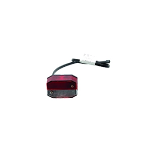 feu d'encombrement rouge et blanc « flexpoint i » avec ampoule et câble 500 mm. -pl