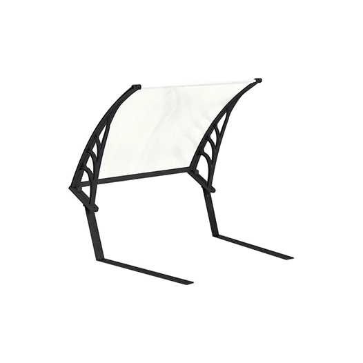 abri / garage pour tondeuses robotiques. toiture transparente et relevable. dimensions montées: profondeur 1m, largeur 77cm, hau