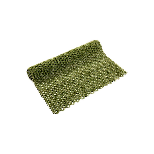 carré de 1 x 1m d'herbe artificielle destiné à renforcer la tenue de l'herbe naturelle autour d'un abris robot ou sur une pente,