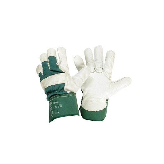 paire de gants dockers fleur de vachette de taille 10/l. normes ce en420 et en388 - 2143x.