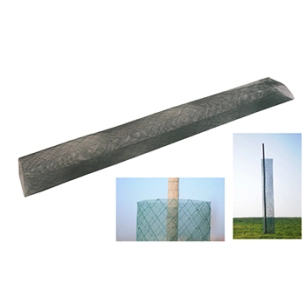 lot de 25 housses de protection pour arbres. protège des insectes, morsures d'animaux ou balayage urbain. de couleur verte. haut