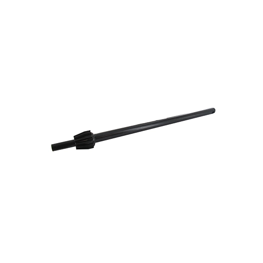 arbre de direction adaptable pour tracteur tondeuse ayp, husqvarna - l: 385mm - pignon 12 dents - remplace origine: 156546, 1401