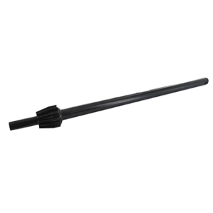 arbre de direction adaptable pour tracteur tondeuse ayp, husqvarna - l: 385mm - pignon 12 dents - remplace origine: 156546, 1401