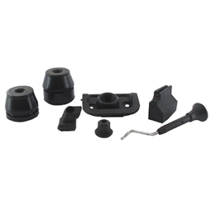 jeu de silent blocs adaptables komatsu - zenoah pour modèles g-3800, 37, 38, 41, 42 cc.