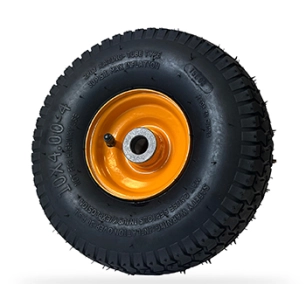 roue complète pour mc culloch mowcart 66 rider, dimensions: 10x400- 4. remplace origine: 532436946, 584385801, 581420602.