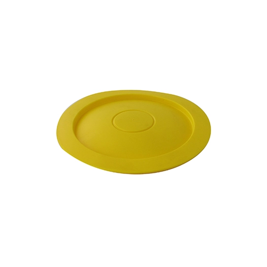 enjoliveur de roue pour machines kynast - wolf. couleur: jaune. ø133mm. se monte sur notre roue 7109531. remplace origibe 493653