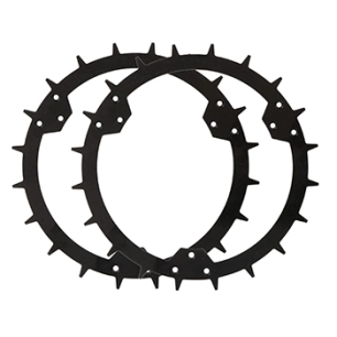 paire de crampons de roues pour tondeuses robot, adaptable husqvarna, modèles automower 305, 310, 315, 315x, 405x, 415x.