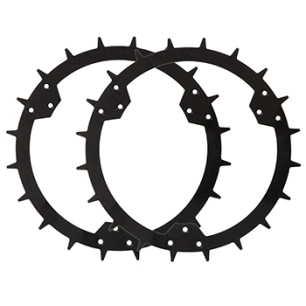 paire de crampons de roues pour tondeuses robot, adaptable husqvarna, modèles automower 420, 430x, 450x, 520, 550.