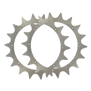 paire de crampons de roues adaptable pour tondeuses robot lizard, modèles m4, m440, m480, m485 - wiper - ambrogio modèles l200,