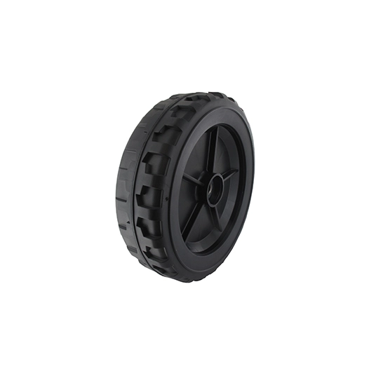 roue plastique stiga diamètre 210mm avec roulement. origine 381007390/2. remplace origine 381007389/1.