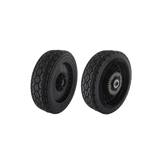 roue plastique adaptable honda avec roulements. pour modèles hrd535, hrd536sxe. remplace origine 42710-vf0-000, 42710-vf1-000za.