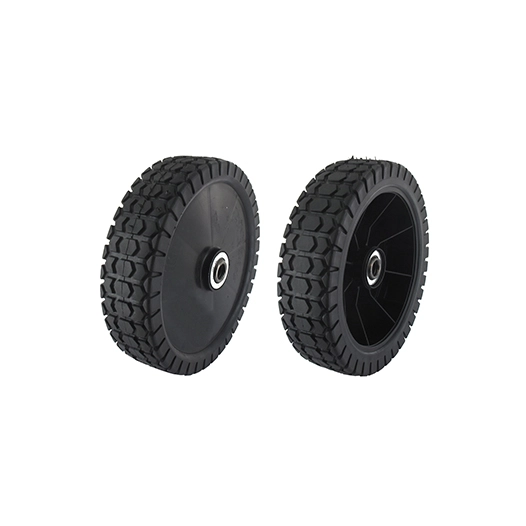 roue plastique adaptable marina avec roulements. pour modèles 46bt, 46ht, sp46, 52ht. diamètre 180 mm, alésage 12,7 mm. remplace