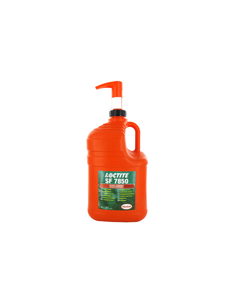 crème nettoyante pour les mains biodégradable avec distributeur loctite7850, rinçage avec ou sans eau. flacon de 3l.