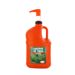 crème nettoyante pour les mains biodégradable avec distributeur loctite7850, rinçage avec ou sans eau. flacon de 3l.