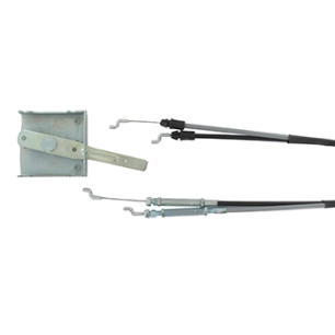 kit vitesse avec câbles et manette, pour motobineuses husqvarna - lazer - pubert - staub - oleo-mac, modèles vario. origine 8300