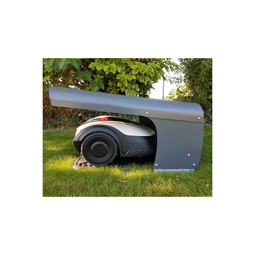 abri pour tondeuse robot protect. pour petits et modèles de moyenne taille. compatible avec de nombreuses marques de robots tond