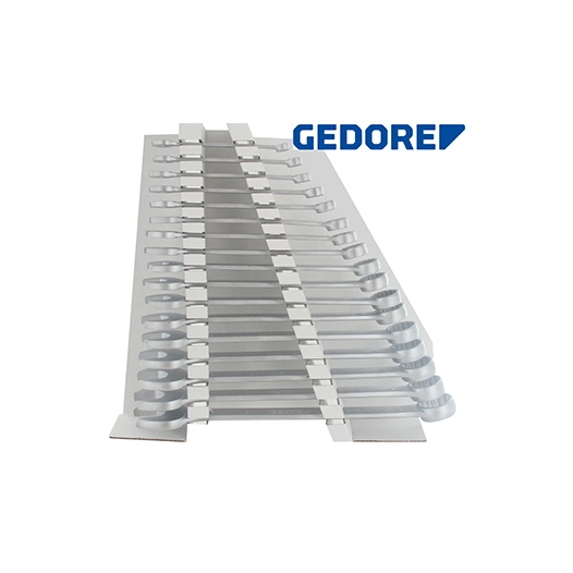 jeu de 17 clés mixtes gedore, en dimensions métrique, de 6 à 22mm