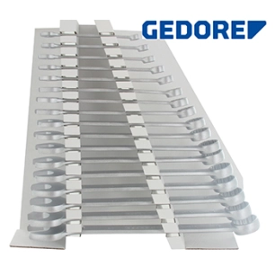 jeu de 17 clés mixtes gedore, en dimensions métrique, de 6 à 22mm