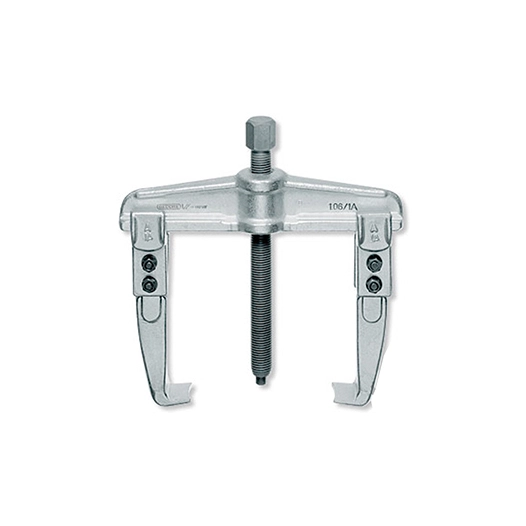 extracteur universel, deux griffes gedore - profond: 200 x haut: 150mm. avec vis de force g1/2 x 210