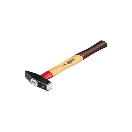marteau gedore rotband profil europe tête de 400g avec manche hickory double courbure (din 5111), manchon de protection trempé e