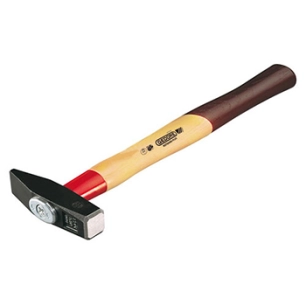 marteau gedore rotband profil europe tête de 400g avec manche hickory double courbure (din 5111), manchon de protection trempé e