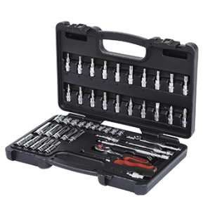 coffret de douilles américaines 6 pans. jeu de 47 pièces.