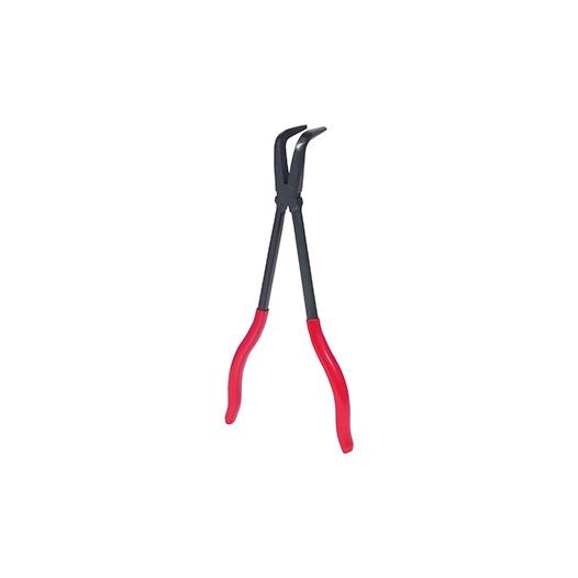 pince à becs 90° extra longue. pour les endroits difficiles d'accés. longueur totale: 270 mm.