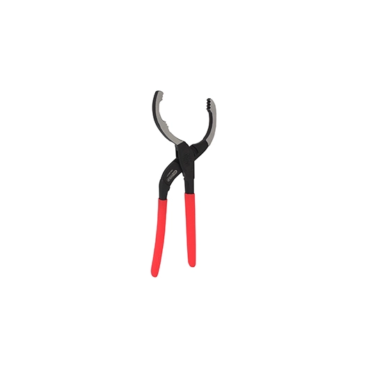 pince à filtre à huile. réglable 5 positions pour ø 50 à 125 mm. longueur totale: 290 mm. poids: 500 g.