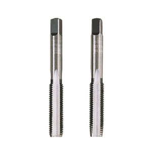 jeu de 2 tarauds de précoupe et de finition. filetage 1/4 - pas 28 - unf. -pl