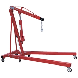 grue d'atelier-capacité 2t- hauteur de levage: 2,36 m. dimension au sol: 1,80 m x 1,05 m
