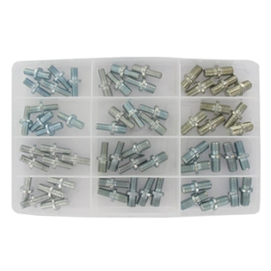 coffret de 60 adaptateurs universels mâle/mâle pour débroussailleuses. assortiment de 6 références (et 10 pièces par référence).