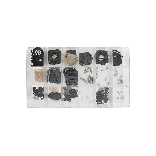 coffret de membranes joints et leviers adaptable pour walbro modèles wa- wt-wat. contient 260 pièces.