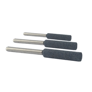 lot de 3 pierres d'affutage ø: 4,0 - 4,8 - 5,5mm pour affuteuses 9307820 et 9307825.