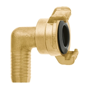 raccord 90° quart de tour pour tuyau 25 mm - 1'' laiton.