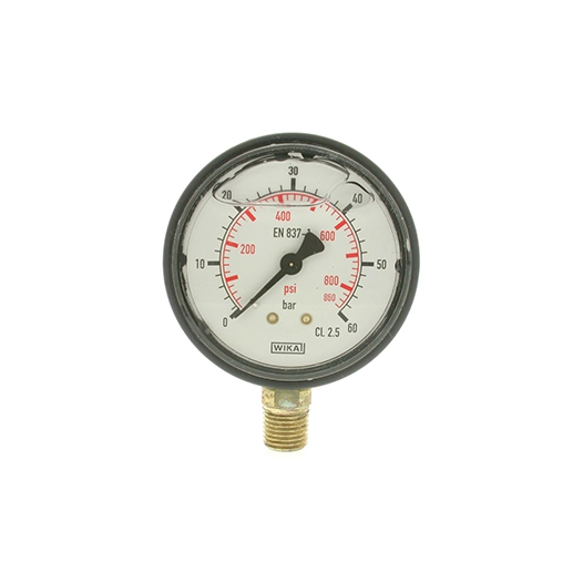 manomètre à la glycérine 0/60bar, ø: 1/4.boitiers abs.