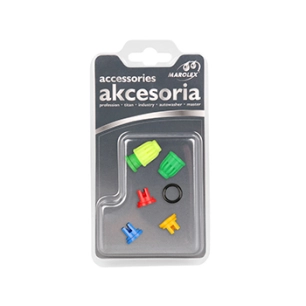 jeu de 5 buses et 1 joint torique pour lances de pulvérisation marolex et la majorité des autres marques. adaptable sur modèles