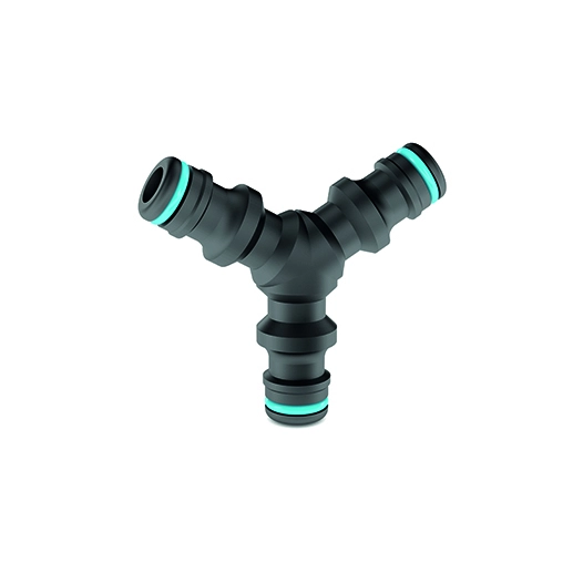 raccord rapide en y mâle pour 3 tuyaux.
