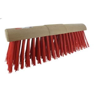 balai de construction routière en fibre artificielle rouge. largeur 45 cm. ø 28 mm. -pl