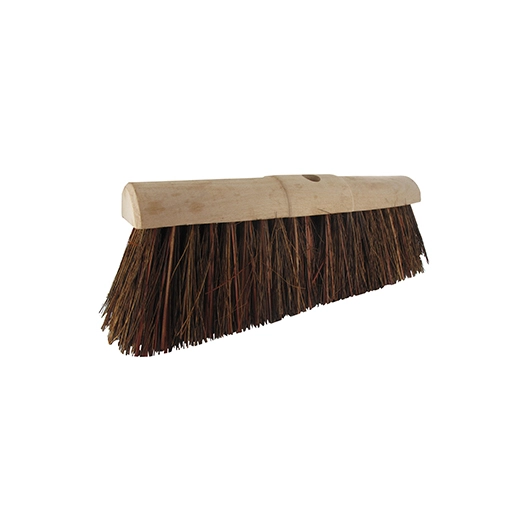 brosse pour balai de rue en tige de roseaux fendue (poils durs). largeur 45 cm. ø 28 mm. -pl