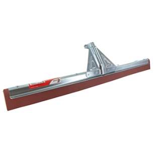 raclette en métal renforcé, noir naturel, bord de rétention d'eau, résistant à l'huile. largeur 55 cm. ø 23 mm.