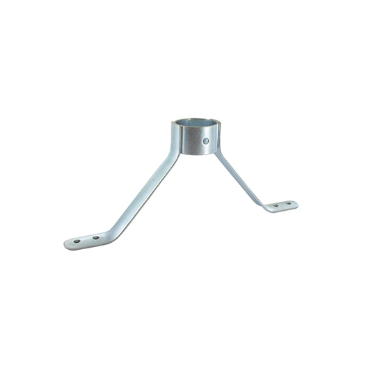 support de manche en métal. renfort de fixation de la brosse. largeur 30 cm. hauteur 7 cm. ø 28 mm. -pl