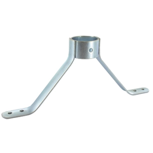 support de manche en métal. renfort de fixation de la brosse. largeur 30 cm. hauteur 7 cm. ø 28 mm. -pl