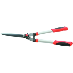 cisaille à haie ozaki à lames droites, de longueur 60 cm - poignées bi- matière et bras aluminium