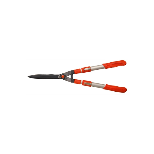 cisaille à haie ozaki à bras extensible de 45 à 65 cm en aluminium. lames forgées et ondulées permettant de retenir la branche