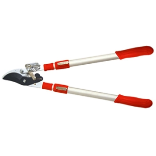 coupe branches ozaki à bras télescopiques 6 positions de 65 à 93 cm. avec lame tirantes pour bois tendre et crémaillère pour une