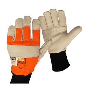 gants de tronçonnage demi-saison à main gauche en kevlar taille 10- (l), en381-7 - classe 0, en388 - 2132x.