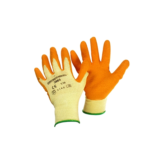 paire de gants rosiers taille 10/l, en latex condensé sur support coton, pouce et index renforcés. normes ce en420 et en388 - 21
