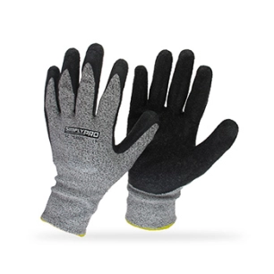 gants en fibre de verre et spandex enduit latex avec propriétés anti-vibration.taille 10/l. normes ce en420 et en388 - 3543.