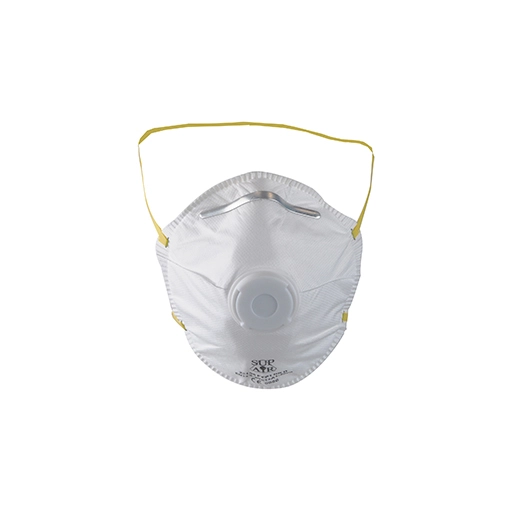 lot de 12 masques de protection filtrants, anti poussières, aérosols solides et liquides non toxiques, avec valve de respiration